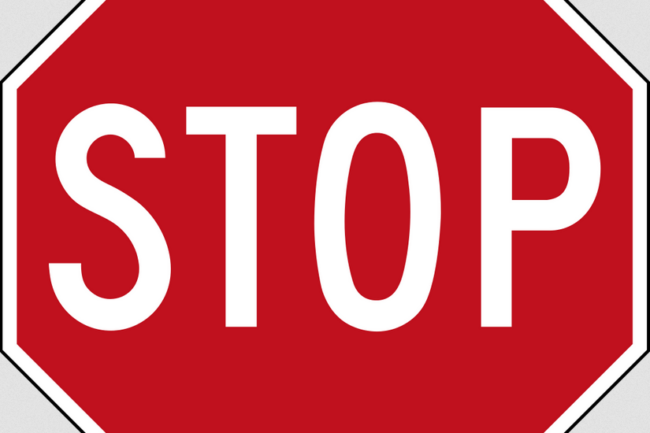 STOP - hold en pause